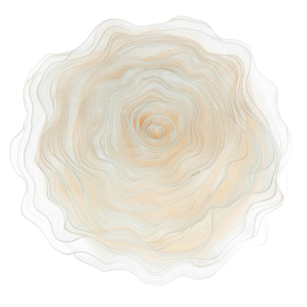 Rose Chiffon Decorative Pillow